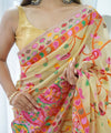 Cream Cotton Saree | Daily & Festive Wear