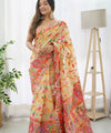 Cream Cotton Saree | Daily & Festive Wear