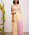 Cream Cotton Saree | Ethnic Wear for Women