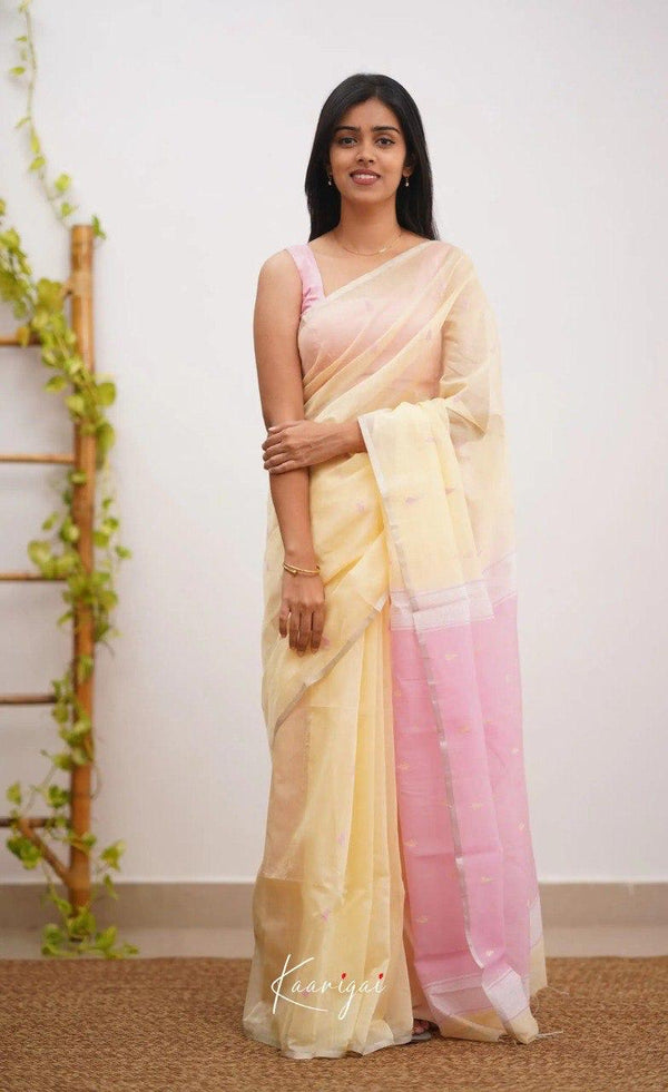 Cream Cotton Saree | Ethnic Wear for Women