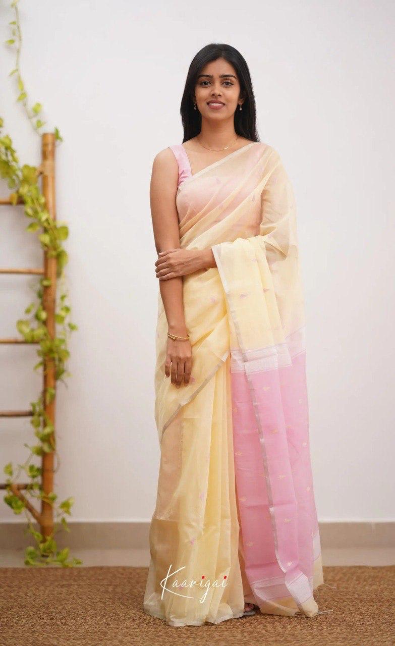 Cream Cotton Saree | Ethnic Wear for Women