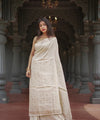 Cream Cotton Saree | Ethnic Wear for Women
