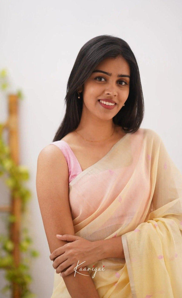 Cream Cotton Saree | Ethnic Wear for Women