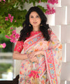 Cream Cotton Saree | Traditional Handloom Wear