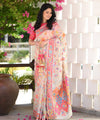 Cream Cotton Saree | Traditional Handloom Wear