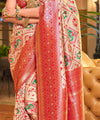 Cream Paithani Silk Saree | Festive & Party Wear