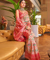 Cream Paithani Silk Saree | Festive & Party Wear