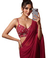 Crimson Red Bollywood Designer Saree | Party & Festive Wear