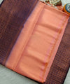 Dark Brown Jacquard Silk Saree | Wedding & Festive Wear