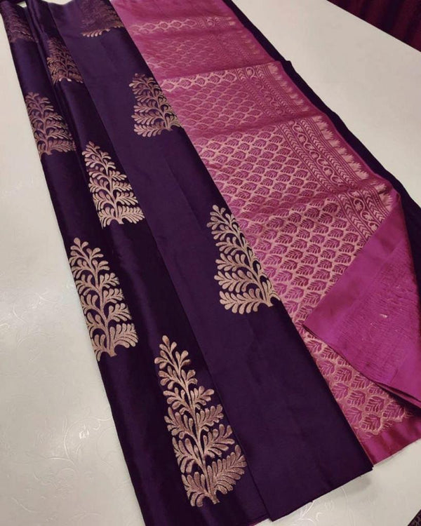 Dark Green Banarasi Silk Saree | Festive & Party Wear