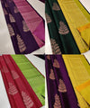 Dark Green Banarasi Silk Saree | Festive & Party Wear