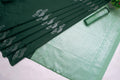 Dark Green Banarasi Silk Saree | Wedding & Reception Wear