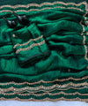 Dark Green Bollywood Designer Saree | Party & Festive Wear