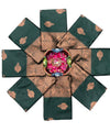 Dark Green Jacquard Silk Saree | Traditional Wedding Wear