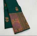 Dark Green Kanjivaram Silk Saree | Festival & Ceremony Wear
