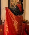 Dark Green Paithani Silk Saree | Festival & Ceremony Wear