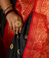 Dark Green Paithani Silk Saree | Festival & Ceremony Wear