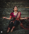 Dark Green Paithani Silk Saree | Wedding & Festive Wear