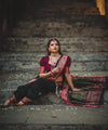 Dark Green Paithani Silk Saree | Wedding & Festive Wear