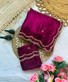 Deep Magenta Bollywood Designer Saree | Party & Festive Wear