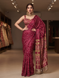 Deep Maroon Trending Designer Saree | Party & Festive Wear