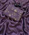 Deep Plum Bollywood Designer Saree | Party & Festive Wear