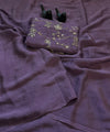 Deep Plum Bollywood Designer Saree | Party & Festive Wear