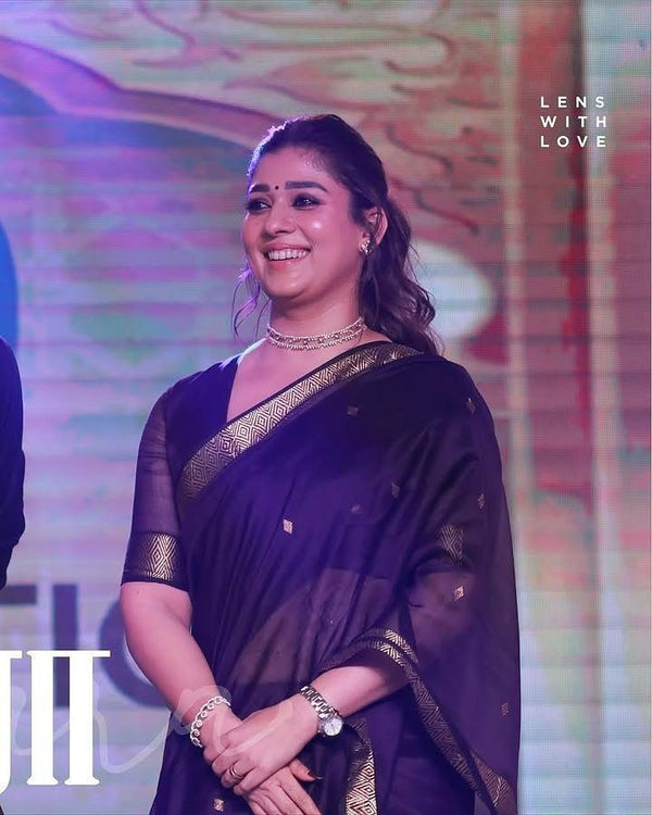 Deep Purple Cotton Saree | Daily & Festive Wear