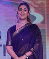 Deep Purple Cotton Saree | Daily & Festive Wear