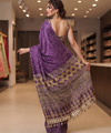 Deep Purple Trending Designer Saree | Party & Festive Wear