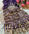 Deep Purple Trending Designer Saree | Party & Festive Wear
