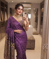 Deep Purple Trending Designer Saree | Party & Festive Wear