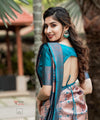 Dusty Pink Jacquard Silk Saree | Ethnic Wear for Women
