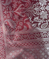 Dusty Rose Banarasi Silk Saree | Wedding & Festive Wear