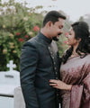Dusty Rose Banarasi Silk Saree | Wedding & Festive Wear