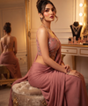 Dusty Rose Bollywood Designer Saree | Party & Festive Wear