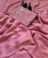 Dusty Rose Bollywood Designer Saree | Party & Festive Wear