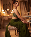 Forest Green Bollywood Designer Saree | Party & Festive Wear