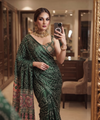 Forest Green Trending Designer Saree | Party & Festive Wear