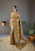 Gold Cotton Saree | Everyday Ethnic Wear
