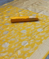 Gold Jacquard Silk Saree | Traditional Wedding Wear