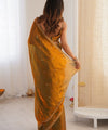 Gold Space Silk Sequin Embroidery Saree for Party Wear | RD KAVYA