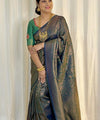 Green Banarasi Silk Saree | Bridal & Festive Wear