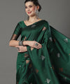 Green Banarasi Silk Saree | Bridal & Festive Wear