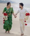 Green Banarasi Silk Saree | Bridal & Festive Wear