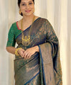 Green Banarasi Silk Saree | Bridal & Festive Wear