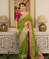 Green Banarasi Silk Saree | Ethnic Wear for Women