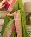 Green Banarasi Silk Saree | Ethnic Wear for Women