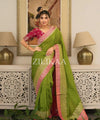 Green Banarasi Silk Saree | Ethnic Wear for Women
