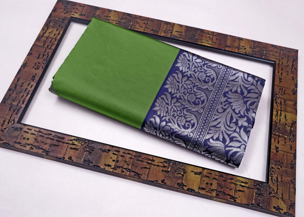 Green Banarasi Silk Saree | Festival & Ceremony Wear